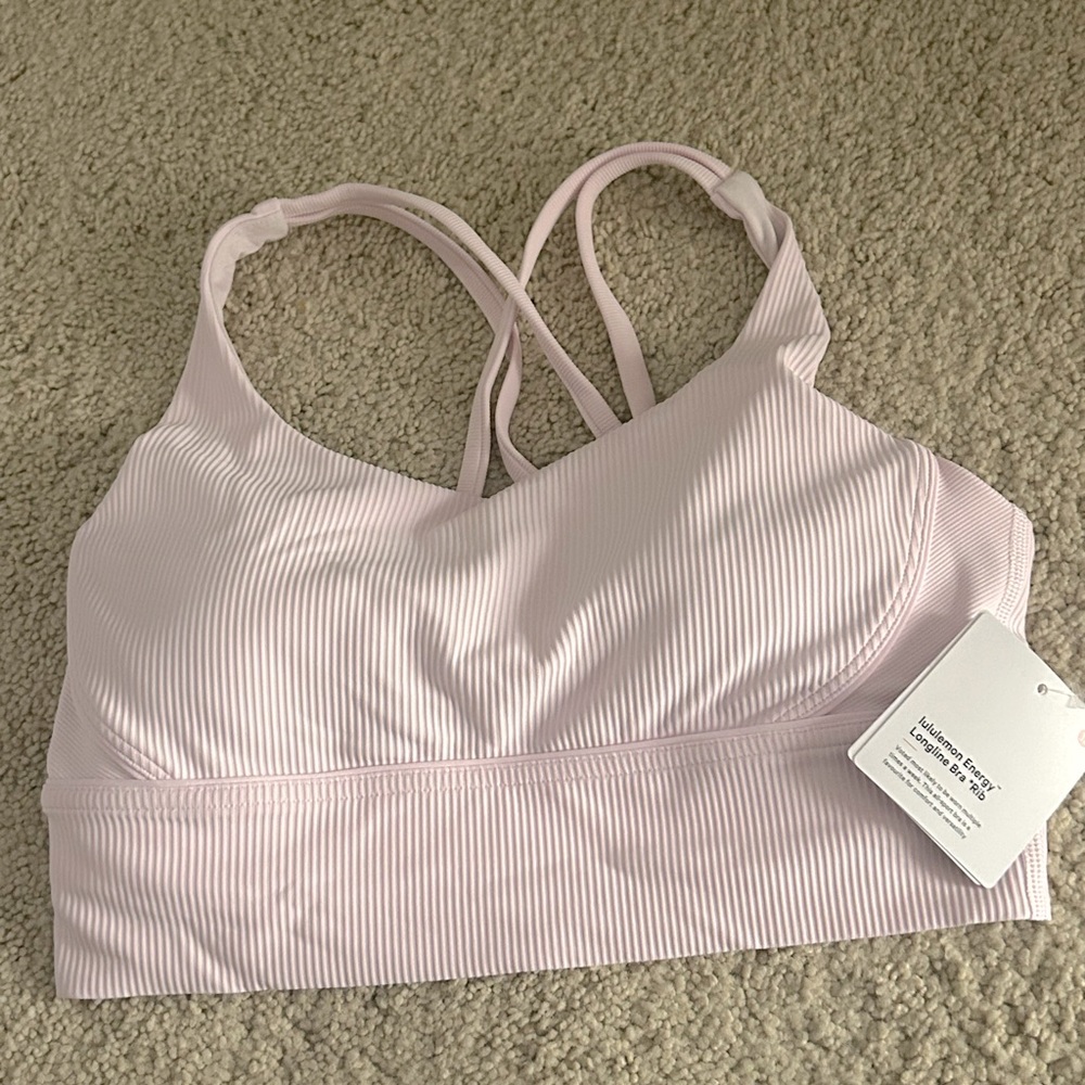 Lululemon NWT Energy Longline Ribbed Bra